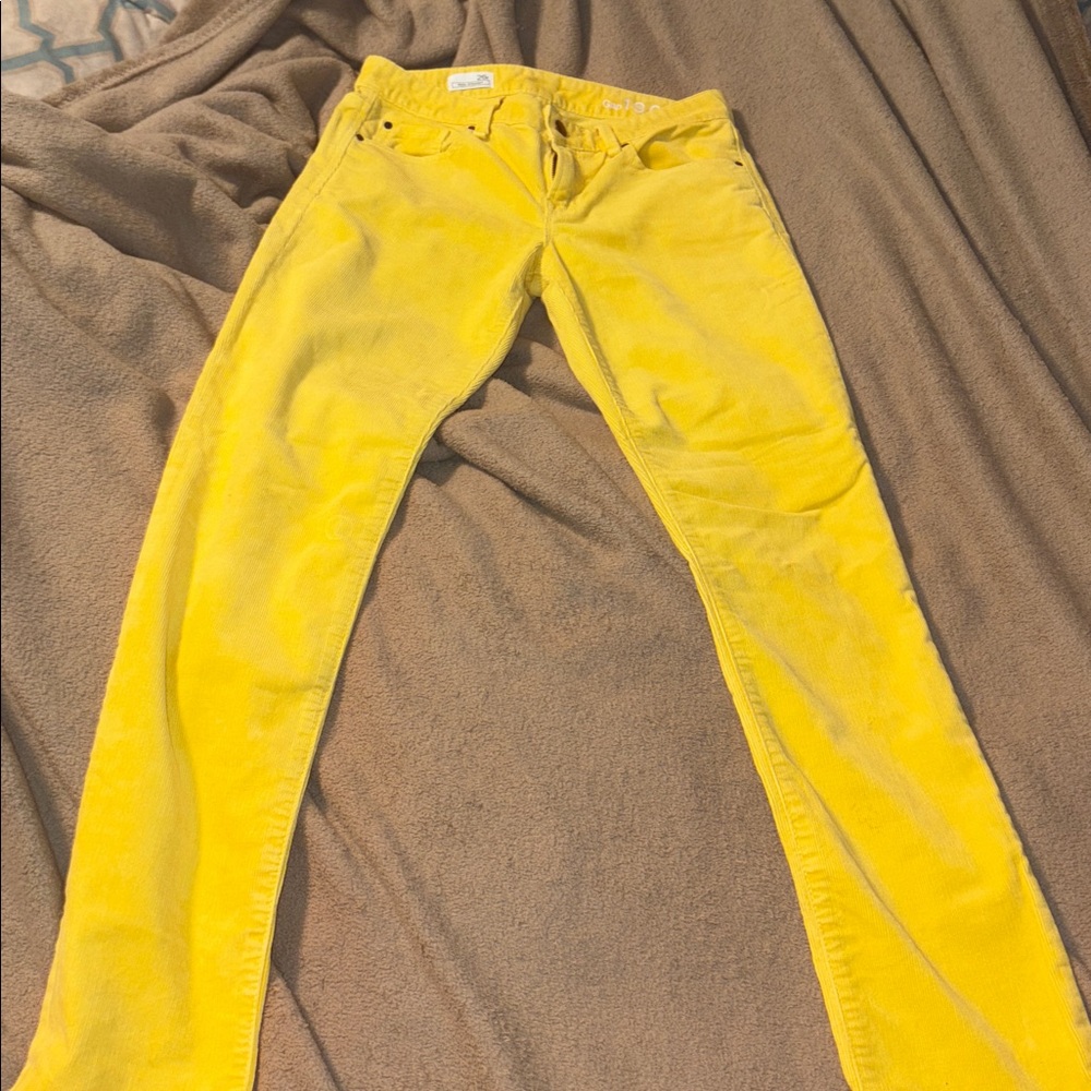 GAP Women's Yellow Jeans